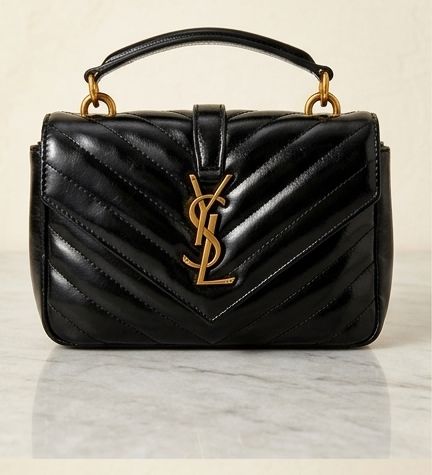 ￼ SaintLaurent luxury black purse ￼