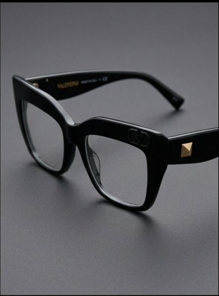 ￼ luxury black/golden glasses