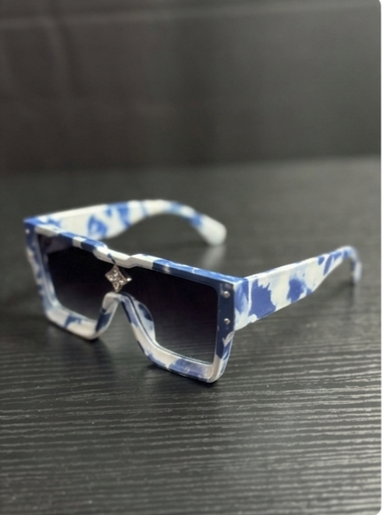 Blue& white glasses