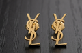 Gold earrings