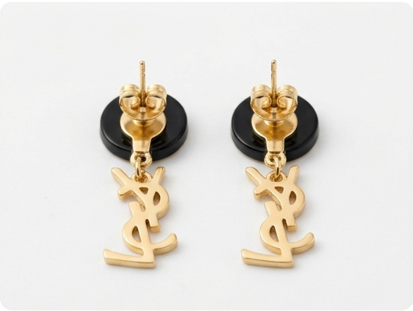 Black & Gold earrings