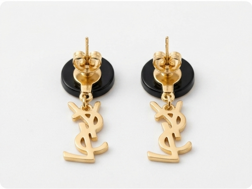 Black & Gold earrings
