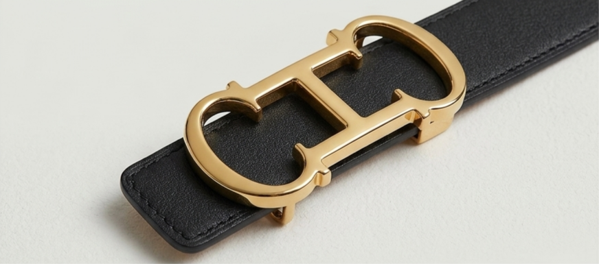 Luxurious black/golden belt ￼