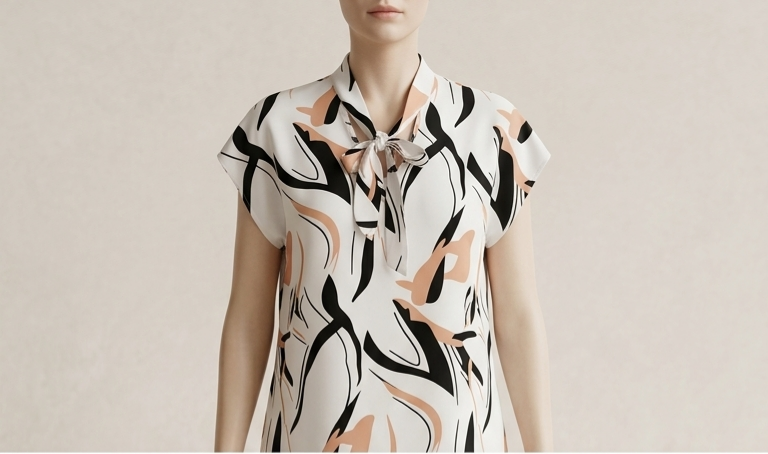 Short sleeve blouse