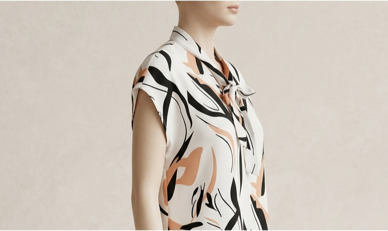 Short sleeve blouse