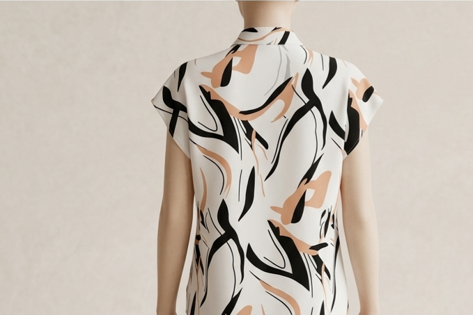 Short sleeve blouse