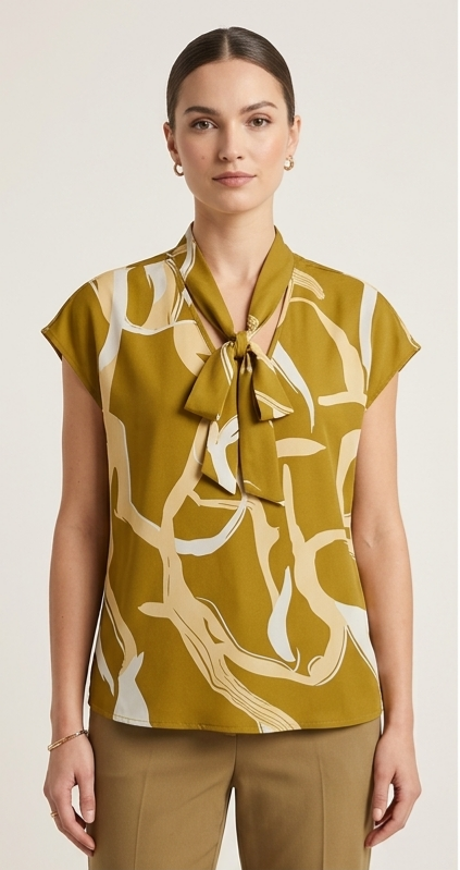 Short sleeve blouse