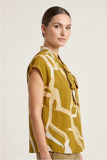 Short sleeve blouse