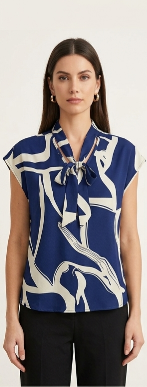 Short sleeve blouse