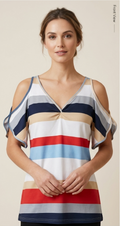 Short sleeve off shoulder