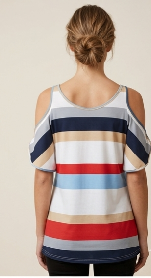 Short sleeve off shoulder