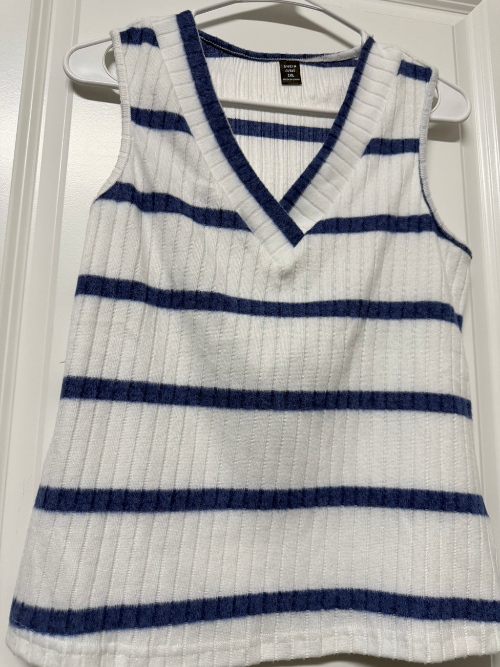 Summer V-Neck Stripped Tank Top