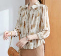 Printed Long Sleeve Blouse – Lightweight & Elegant